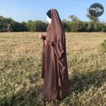 Jilbab 2 pieces Royal parme Mouhajiroun
