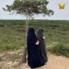 Jilbab 2 pieces Royal bleu nuit Mouhajiroun