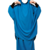Jilbab Enfant bleu graphite Mouhajiroun