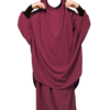 Jilbab Enfant bordeaux Mouhajiroun