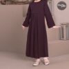 Abaya Lili plissée enfant